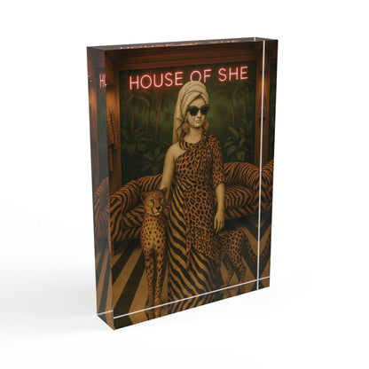 Modern Photo Block - 'House of She' Chic Decor