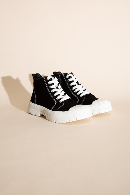 CRAYON-G Lace up Sneakers  HOUSE OF SHE