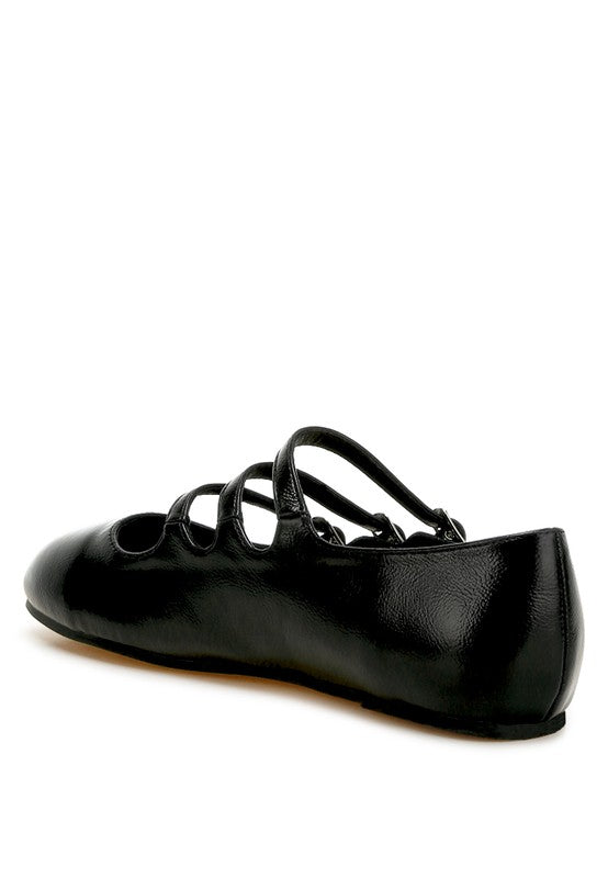 Macarina Triple Strap Mary Jane Sandals - HOUSE OF SHE