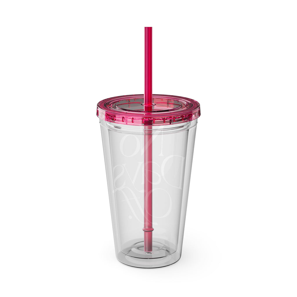 Sunsplash Tumbler with Straw, 16oz - HOUSE OF SHE