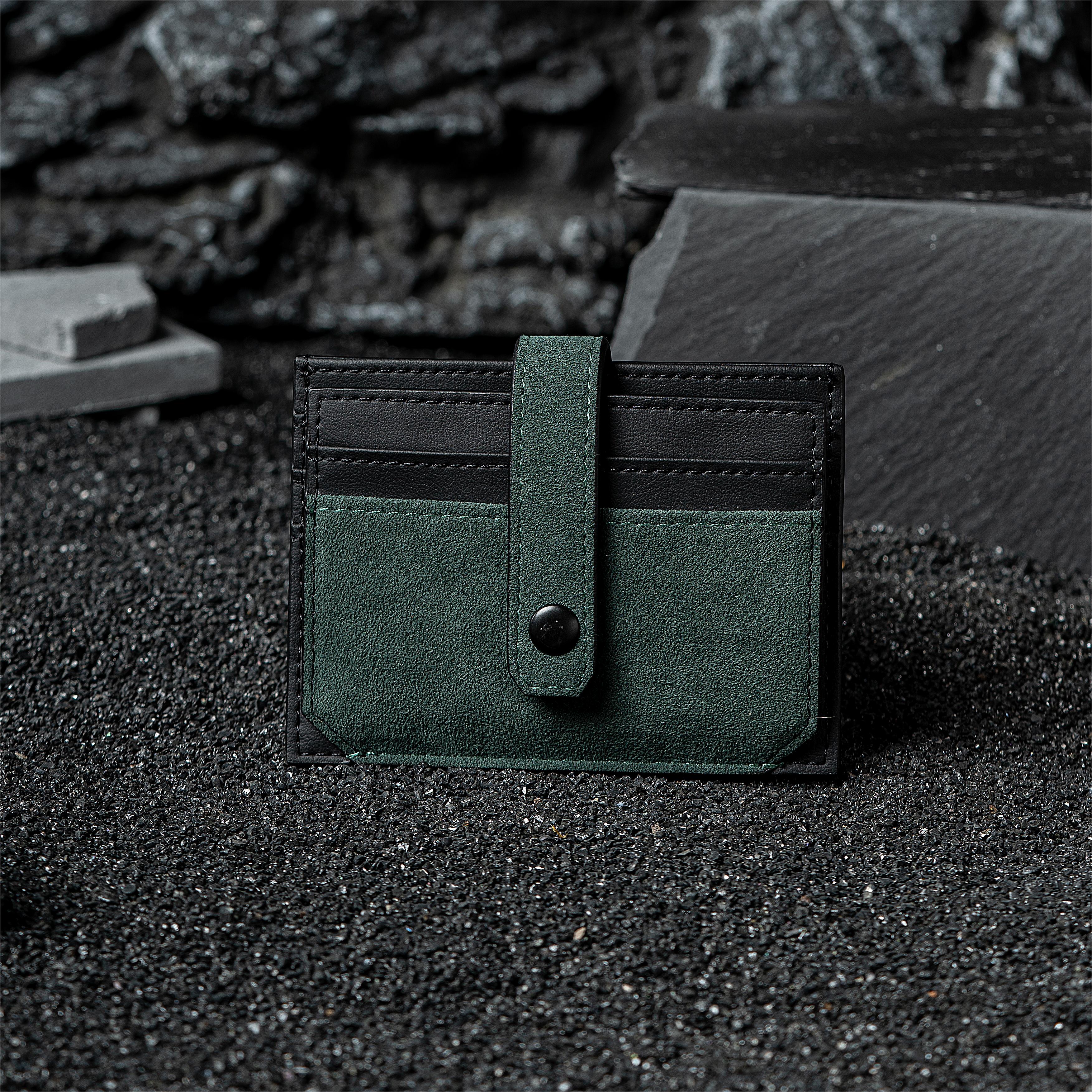 RFID-Blocking Alcantara Slim Wallet