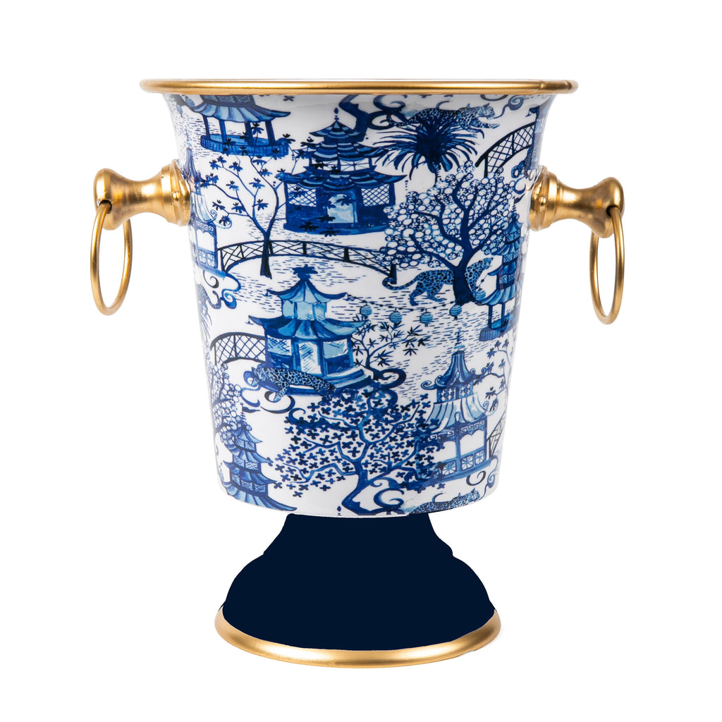 Garden Party Enameled Wine Chiller  HOUSE OF SHE