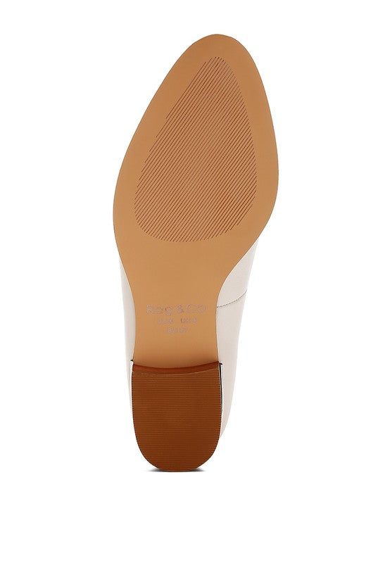 Gabassi Studded Genuine Leather Loafers - HOUSE OF SHE