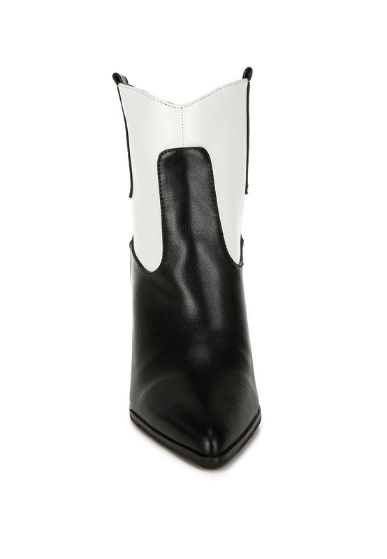 Gallops Two Tone Cowboy Boots - HOUSE OF SHE