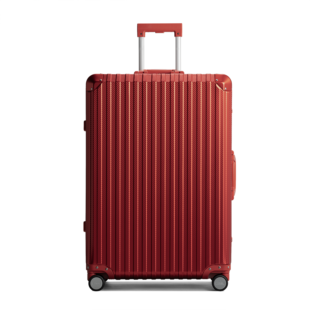 TREVA Aluminum Suitcase Red