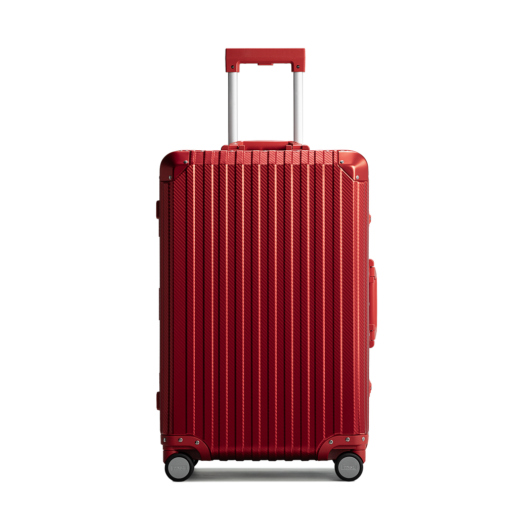 TREVA Aluminum Suitcase Red