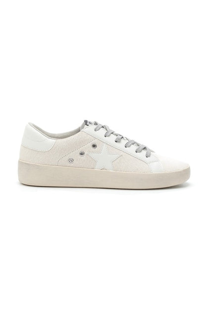 Lace Up, Star, Low Top Sneakers  HOUSE OF SHE