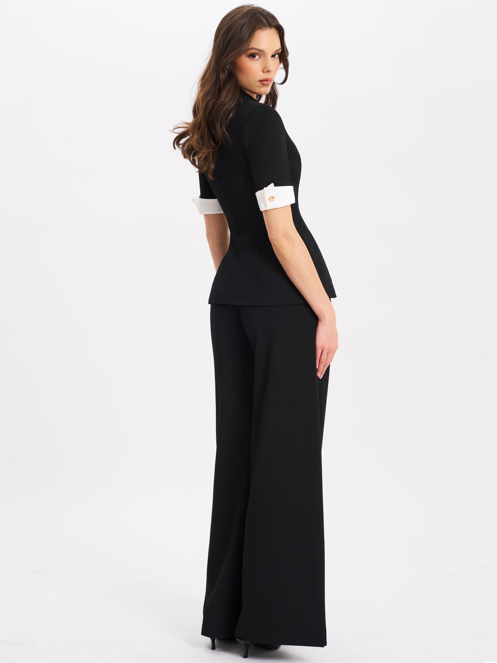 Aleena Short Sleeve Business Casual Blazer