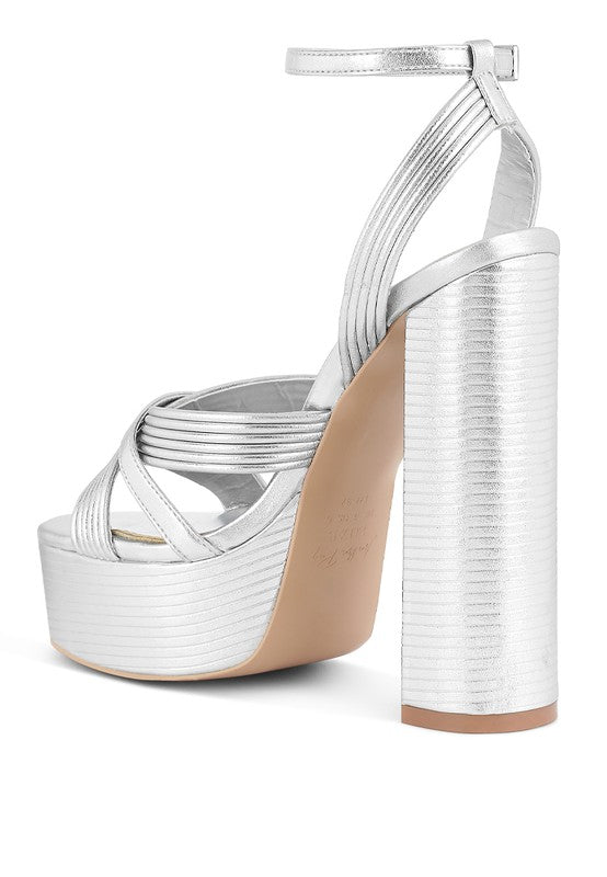Gold Member High Platform Heels  HOUSE OF SHE