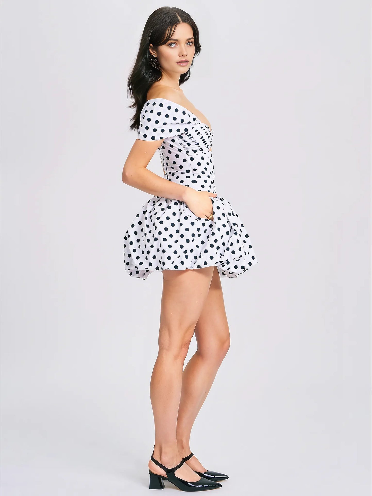 Joia Polka Dot Mini Dress