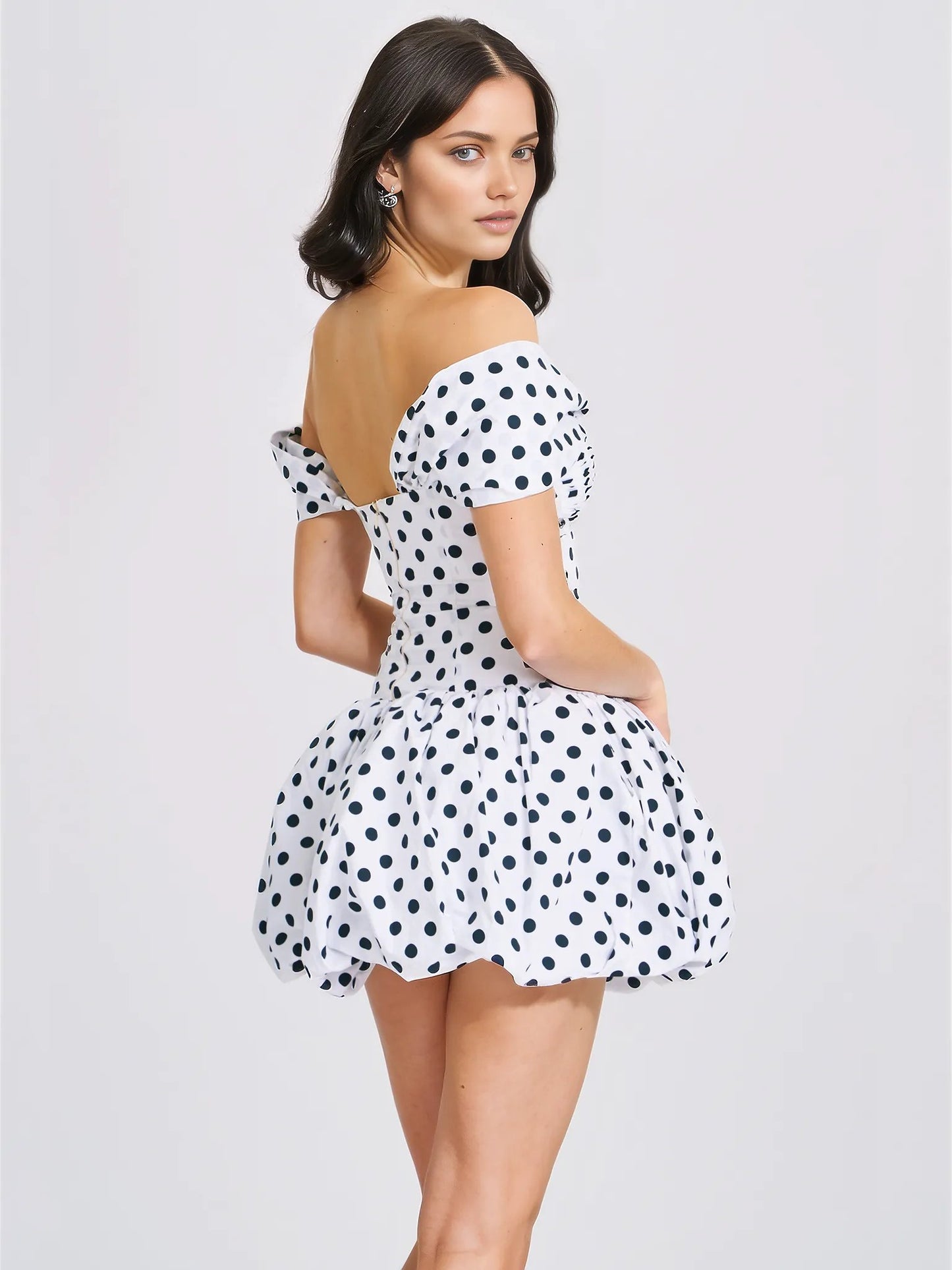 Joia Polka Dot Mini Dress