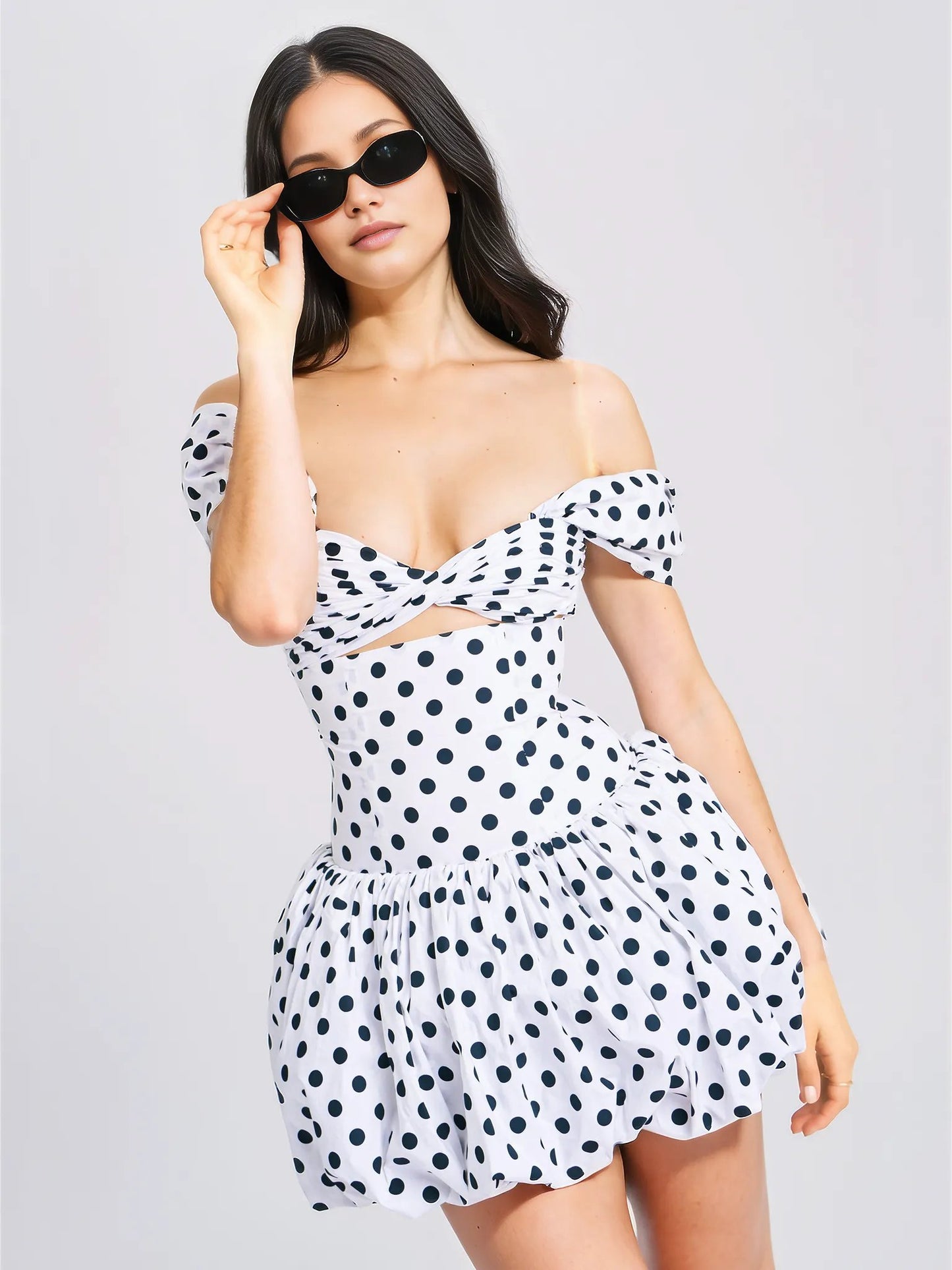 Joia Polka Dot Mini Dress