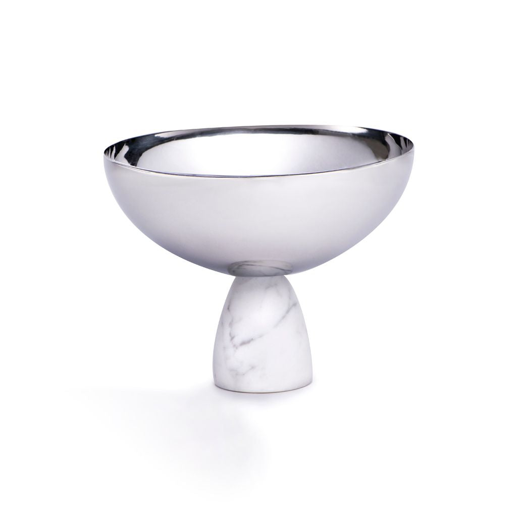 Coluna Nut Bowl Marble / Silver  HOUSE OF SHE