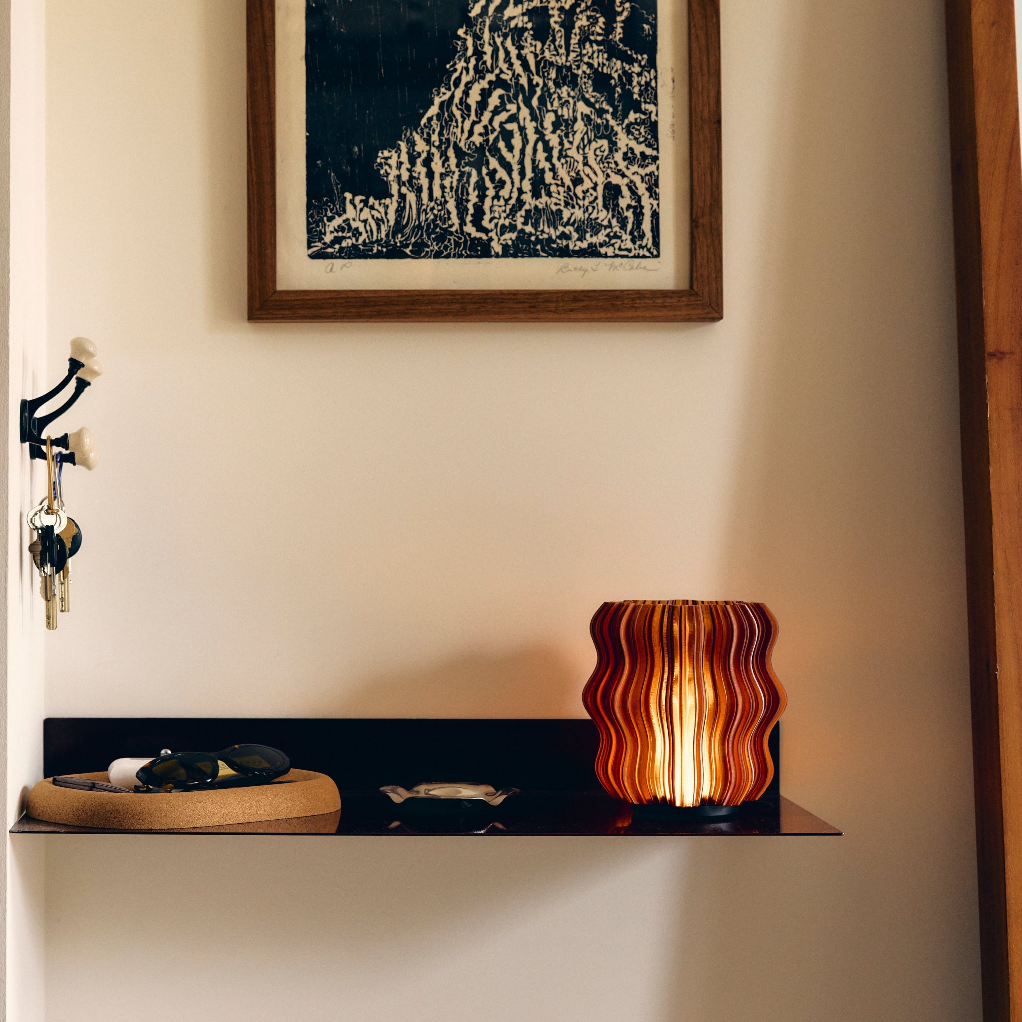 Cordless Mini Wavy Lamp