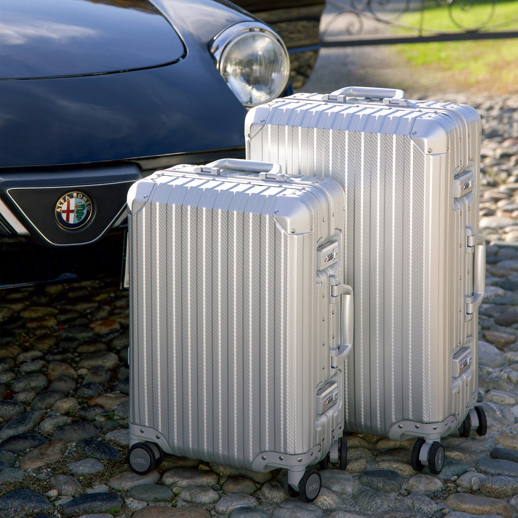 TREVA Aluminum Suitcase Silver