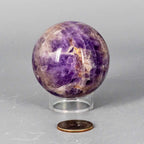 Dream Amethyst Crystal Sphere Polished Natural Specimen