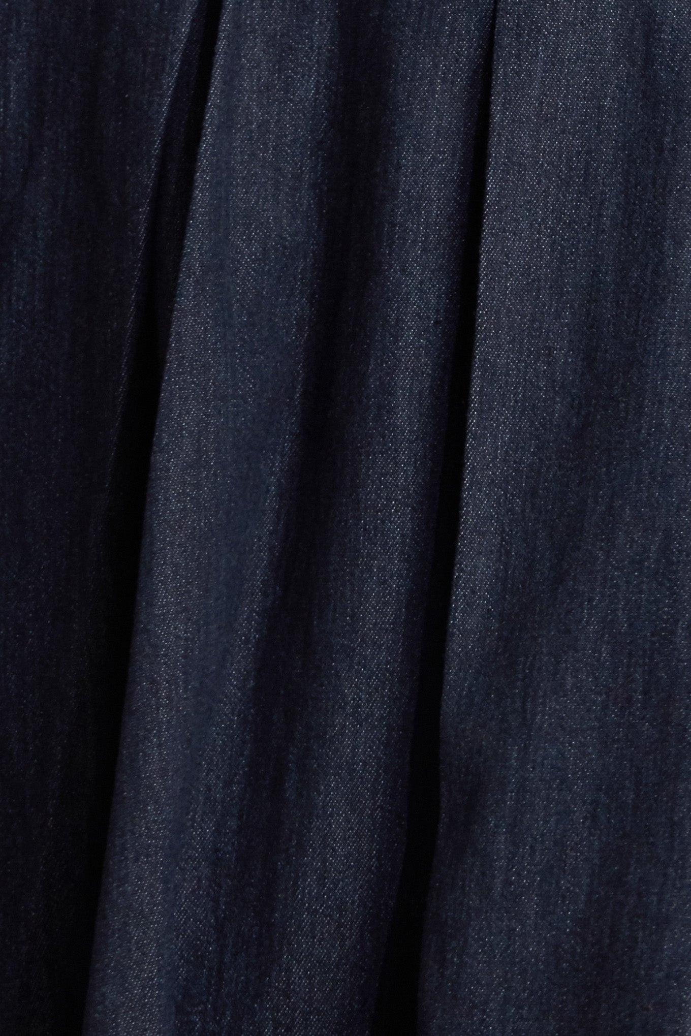 URBAN CORSET DENIM MIDI DRESS