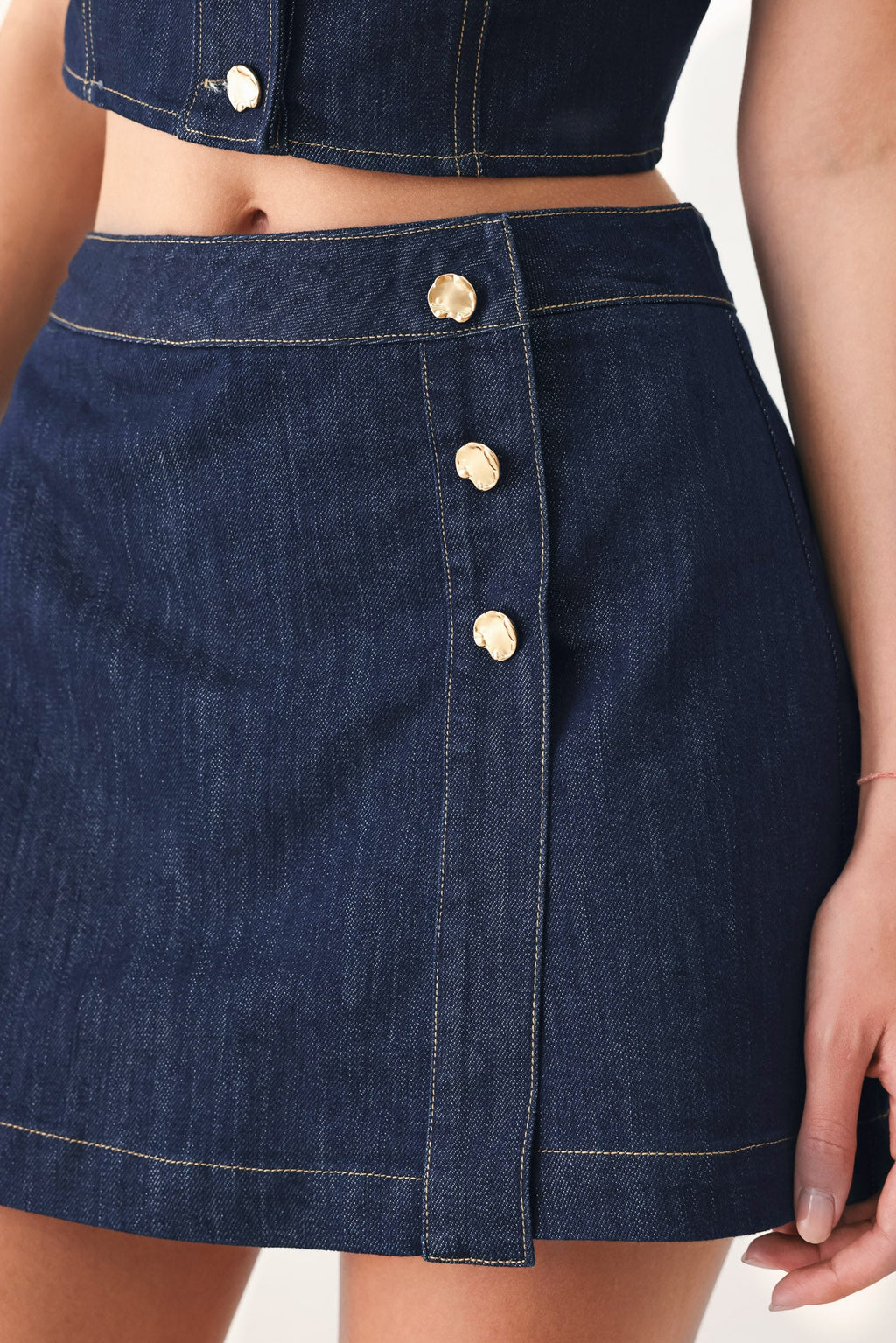 Iconic Indigo Denim Skort