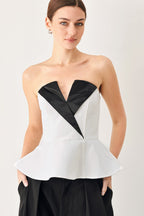 DRESS CODE WOVEN TUBE TOP