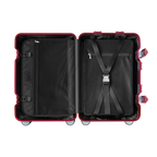 TREVA Aluminum Suitcase Red