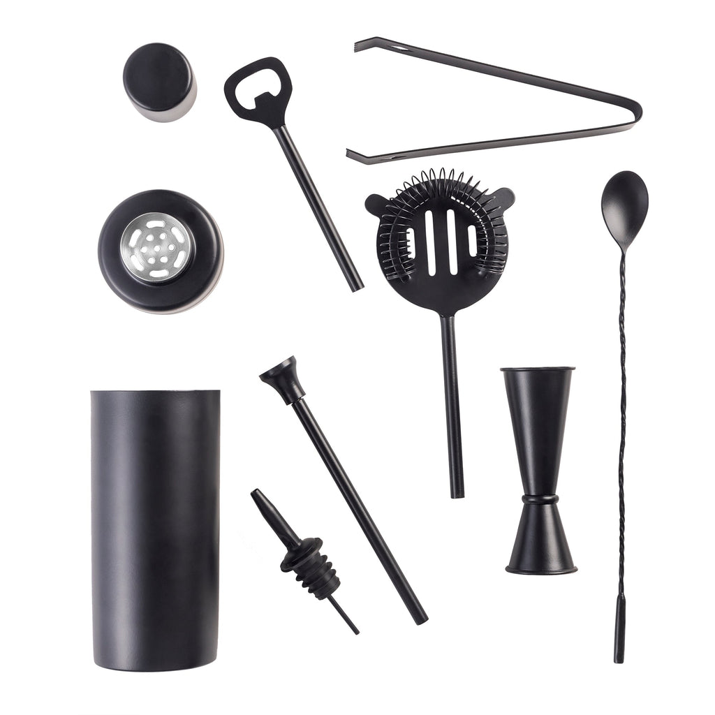 Belaire Bar Tools Set, Black  HOUSE OF SHE