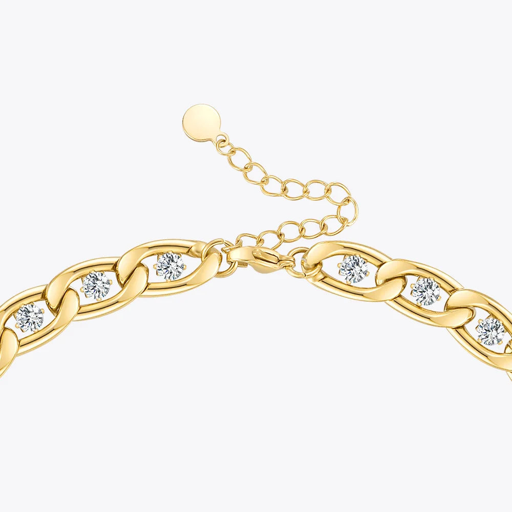 Mia Stainless Steel Choker Necklace  HOUSE OF SHE