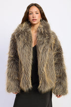 Georgia Oversized Faux Fur Jacket