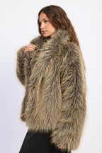 Georgia Oversized Faux Fur Jacket