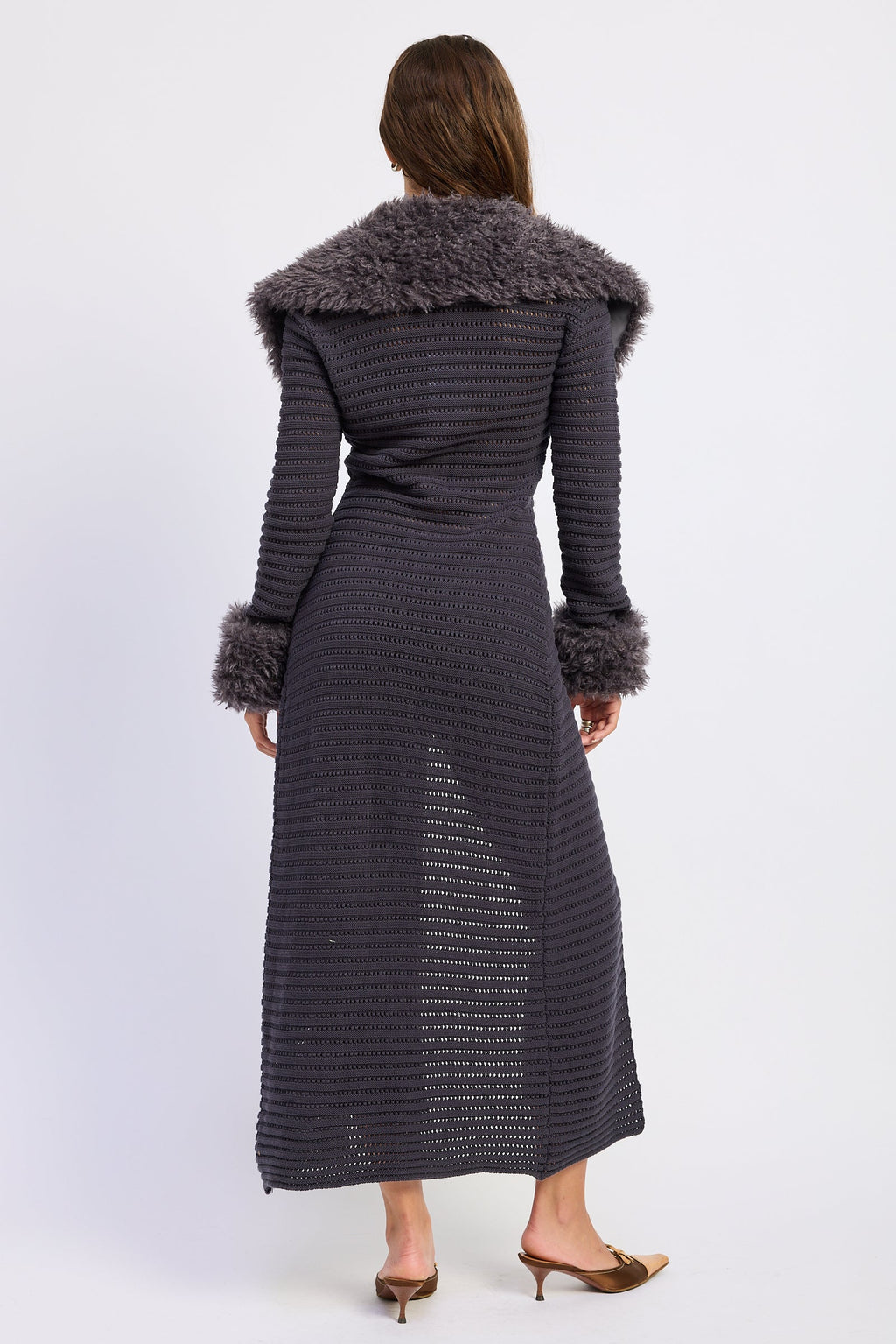 Zephyra Grey Longline Cardigan