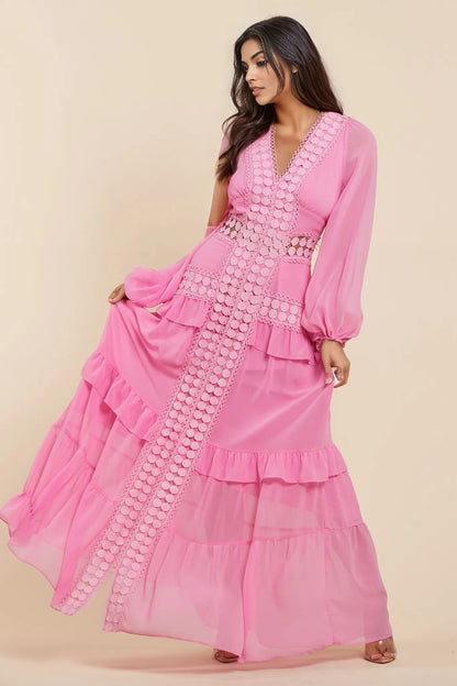 Lita Pink Maxi Dress