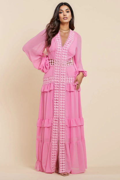 Lita Pink Maxi Dress