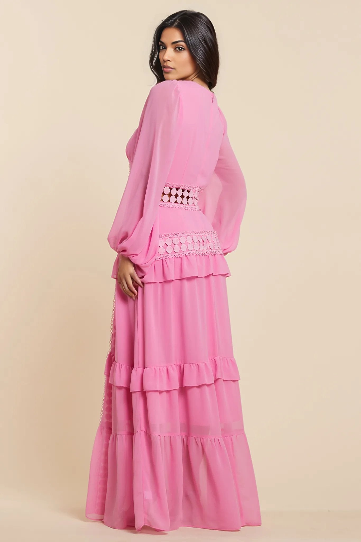 Lita Pink Maxi Dress