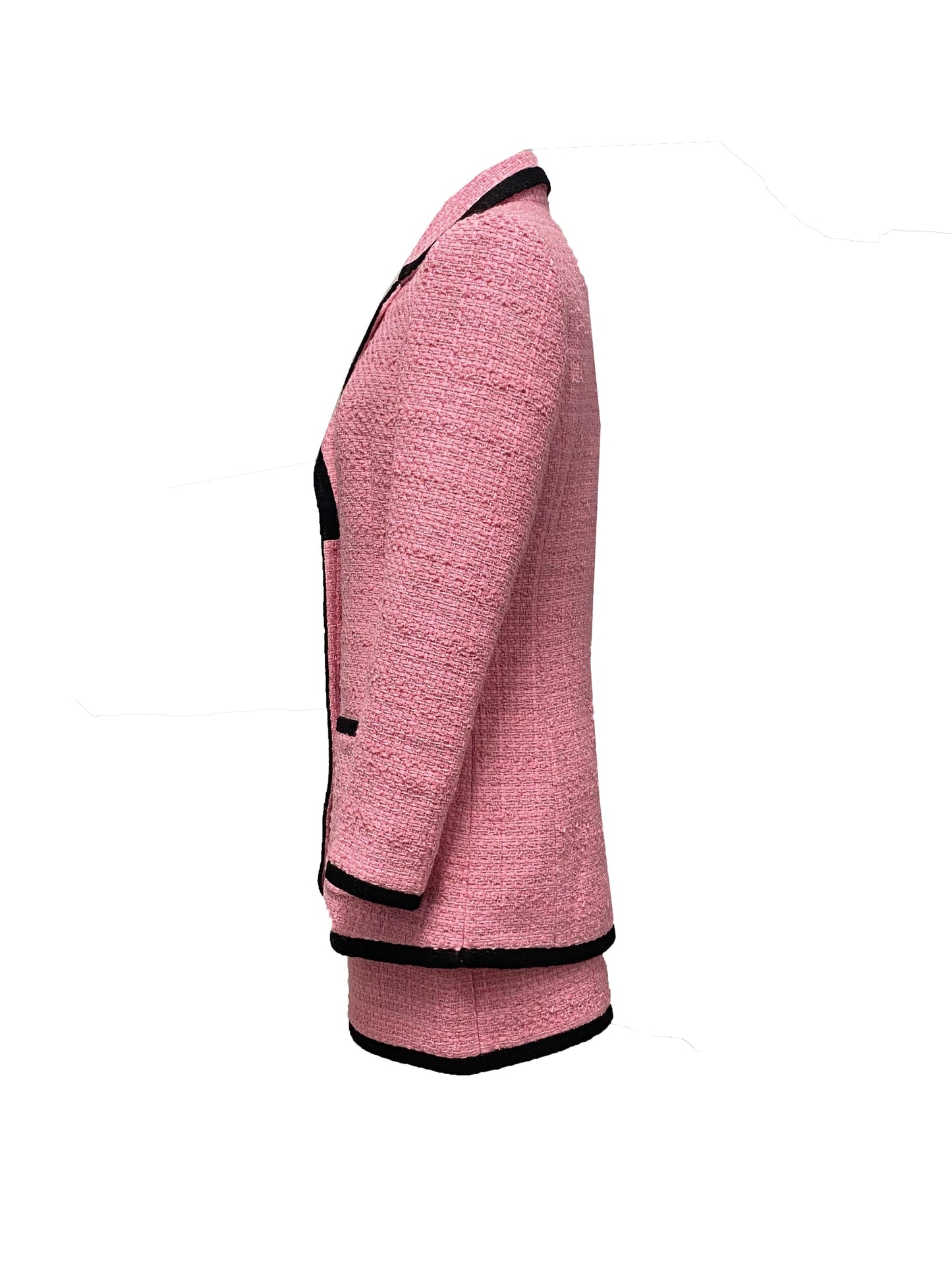 Coco Tweed Pink Blazer & Skirt Set