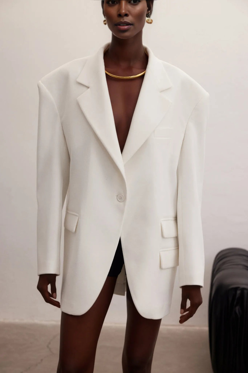 Grace Jones Structured Blazer - HOUSE OF SHE