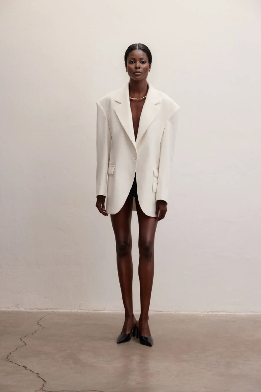 Grace Jones Structured Blazer - HOUSE OF SHE