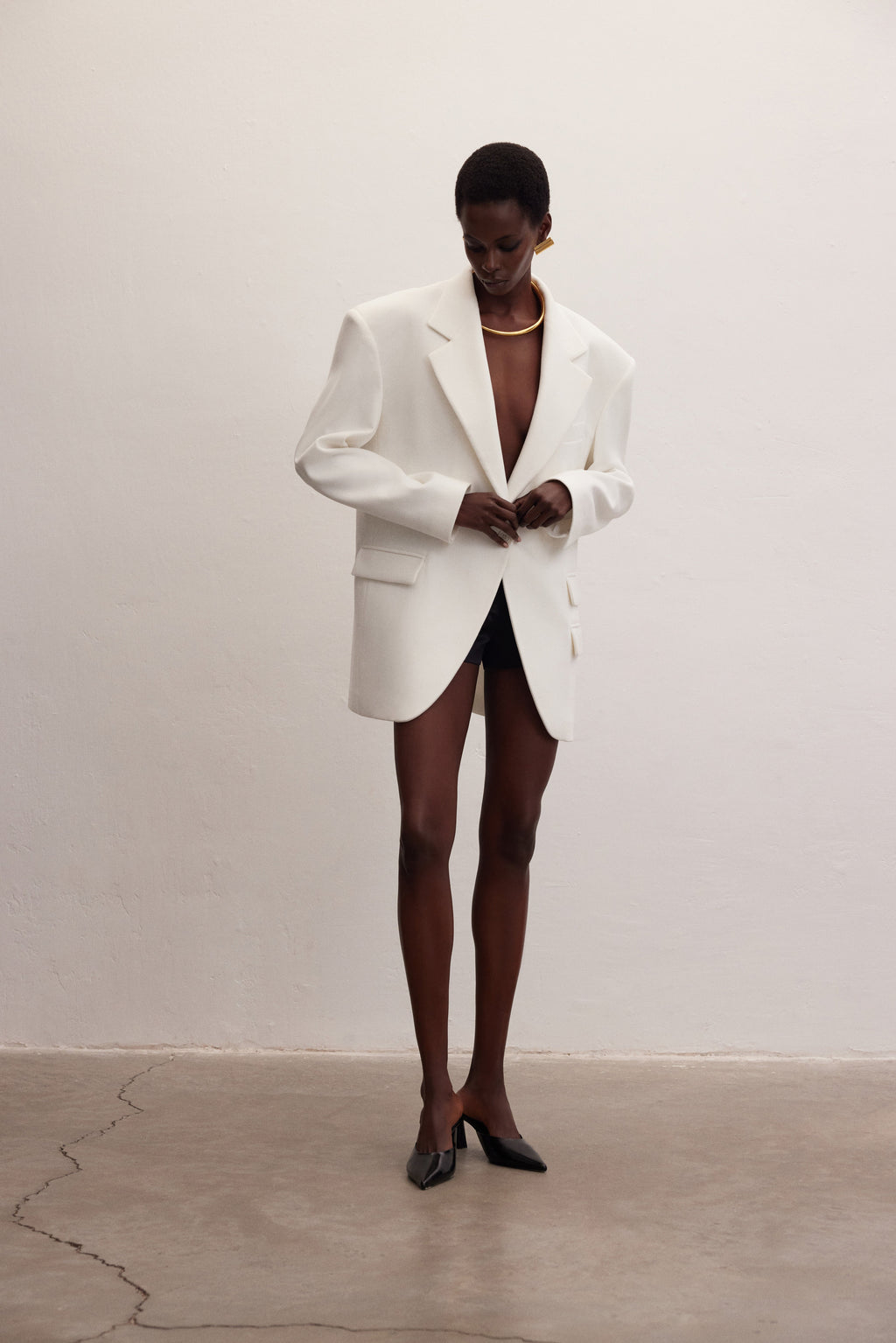 Grace Jones Structured Blazer - HOUSE OF SHE