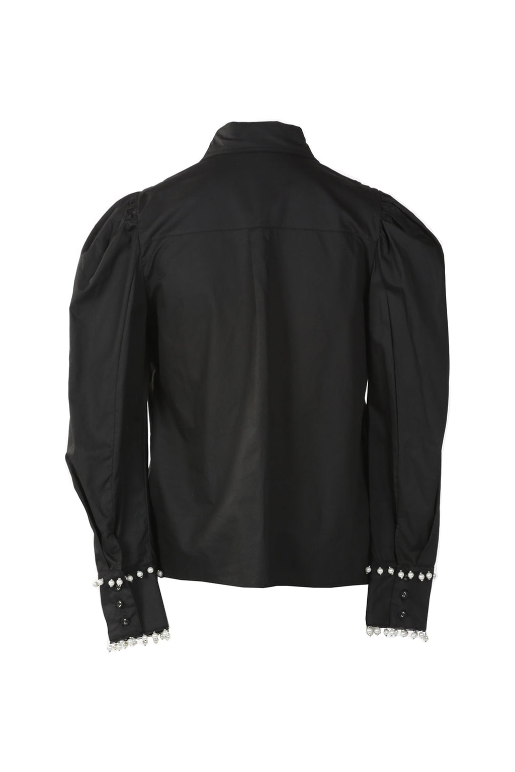 Callum Pearl Embellished Pleat Front Blouse  HOUSE OF SHE