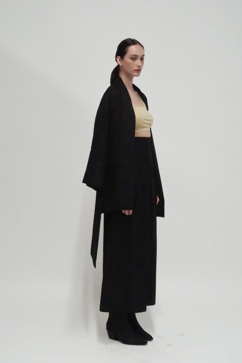 Astana Linen Robe Jacket  HOUSE OF SHE