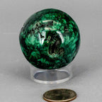 Malachite Crystal Sphere Heart Chakra Transformation