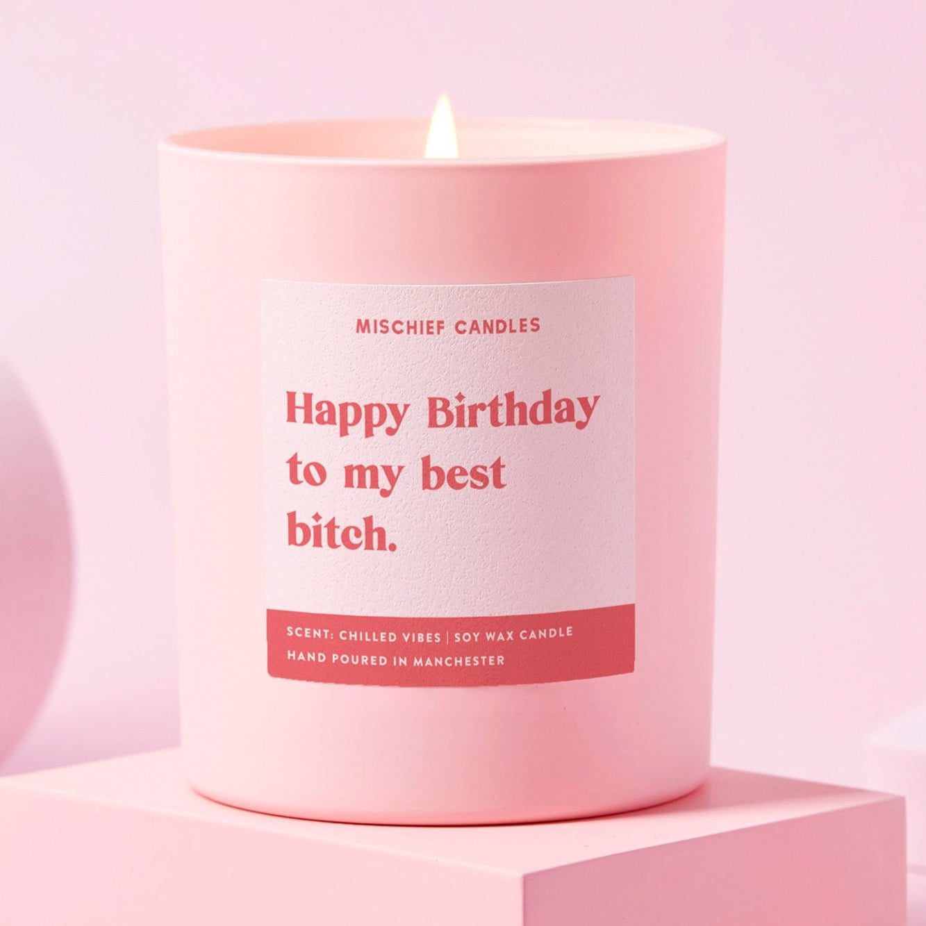 Happy Birthday to my Best Bitch Candle