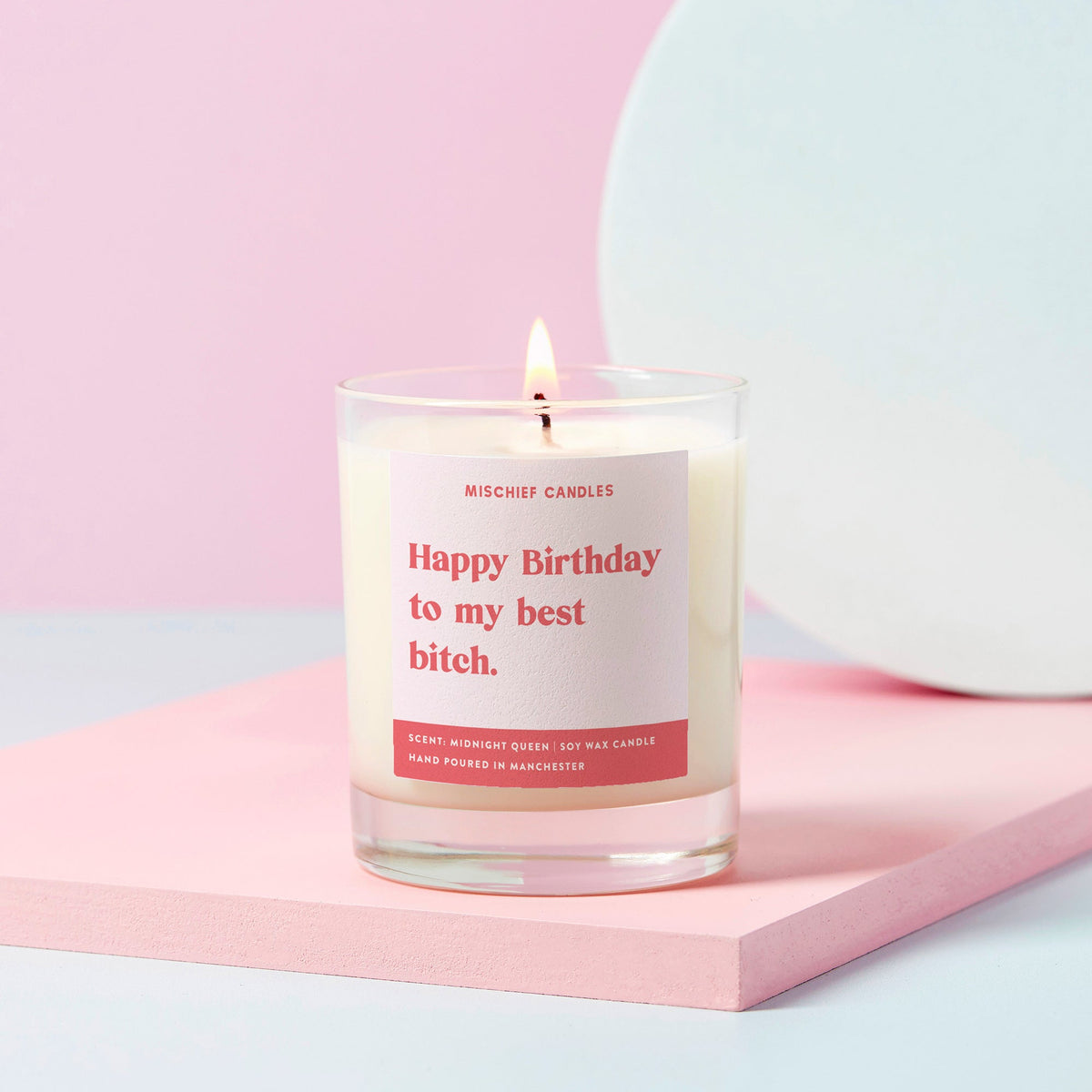 Happy Birthday You Fantastic Bitch Candle  HOUSE OF SHE