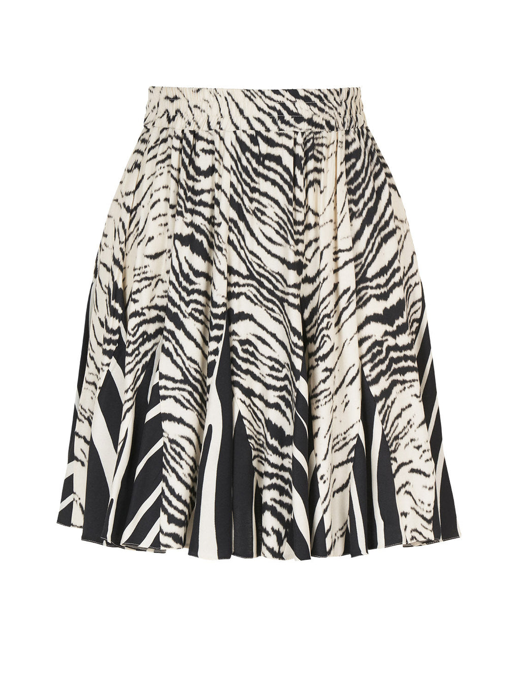 Zebra Print Flowing Skirt  HOUSE OF SHE