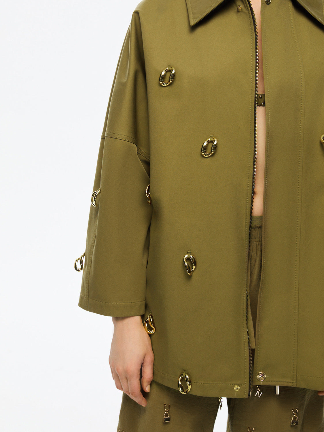 Chained Trench Coat