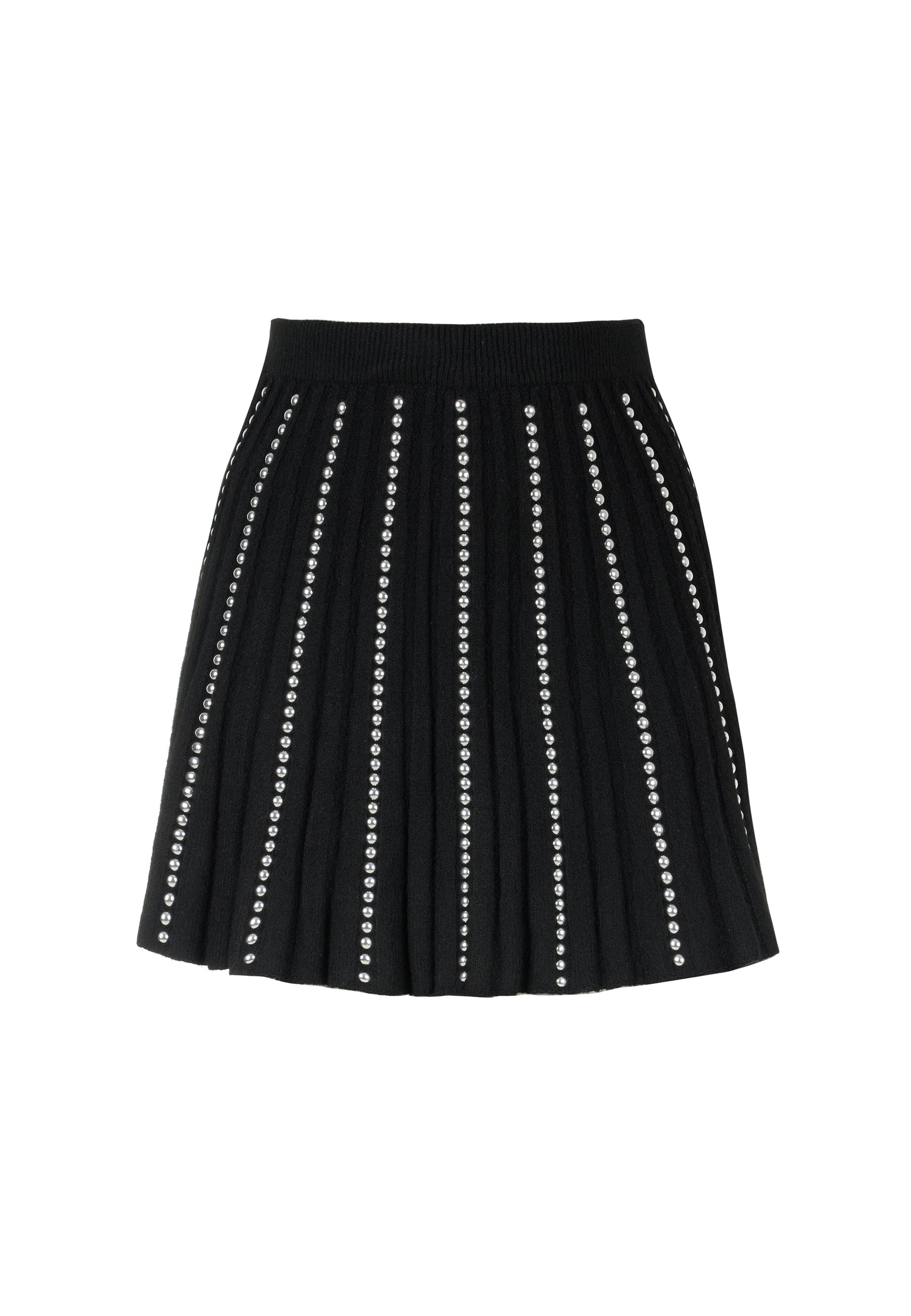 Studded Knit Skirt  HOUSE OF SHE