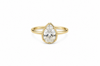 Pear Cut Bezel Ring