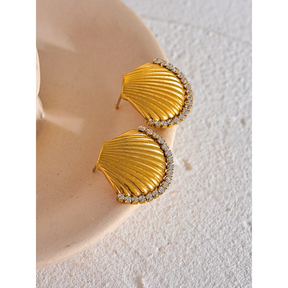 Mia Shell Stud Earrings