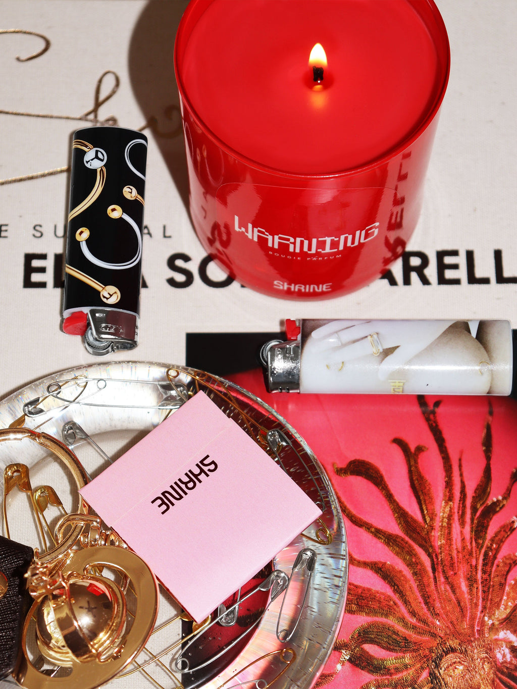Warning candle  HOUSE OF SHE