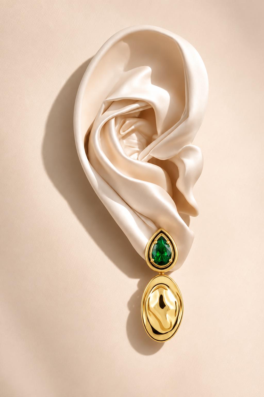 Virginia Emerald Drop Earring