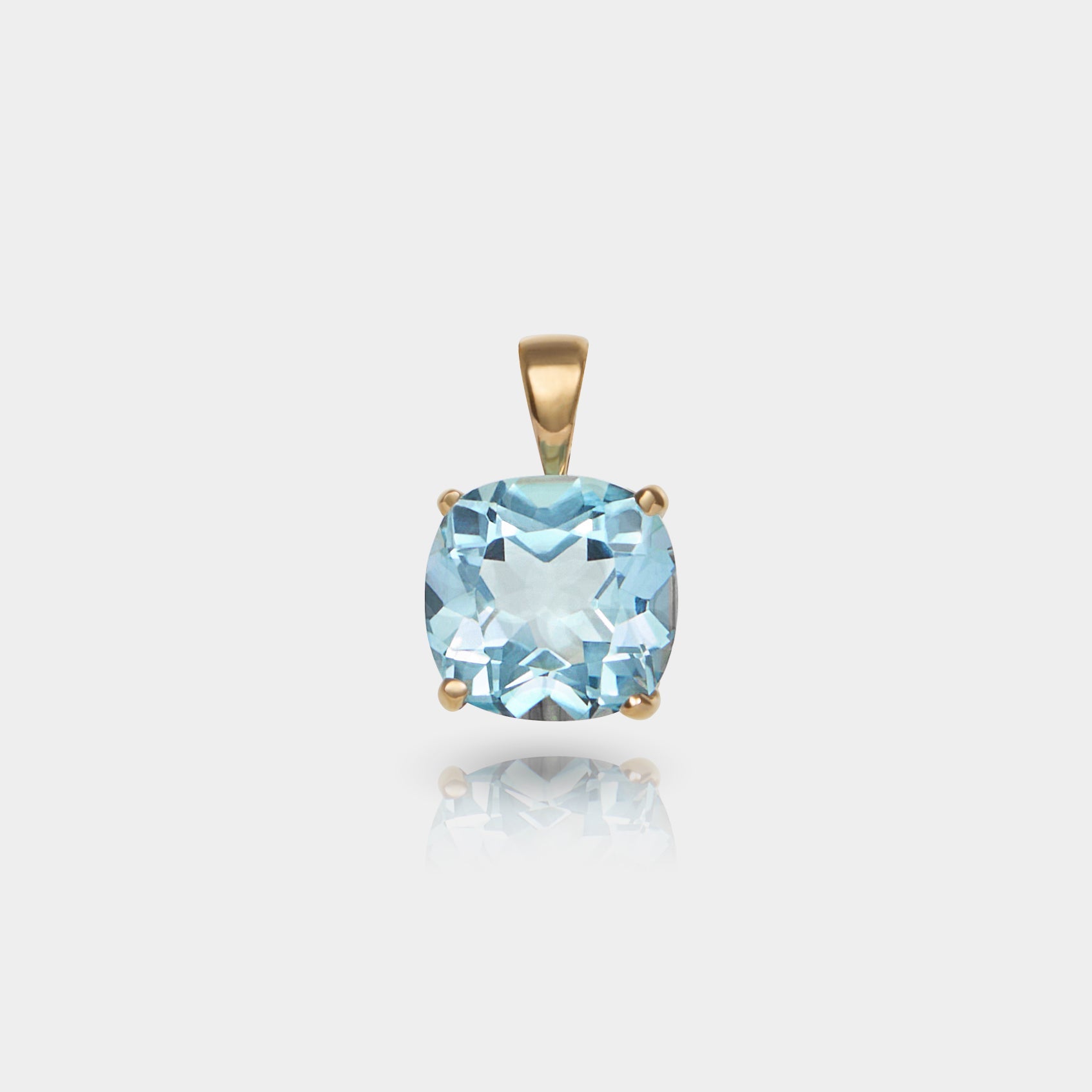 Horizon | Sky Topaz Pendant Necklace - HOUSE OF SHE