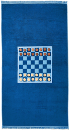 The Southampton Beach Board - Chess + Checkers Towel
